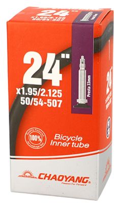 CHAMBRE AIR VTT 24X1.95/2.125 VP CHAOYANG VALVE 33MM