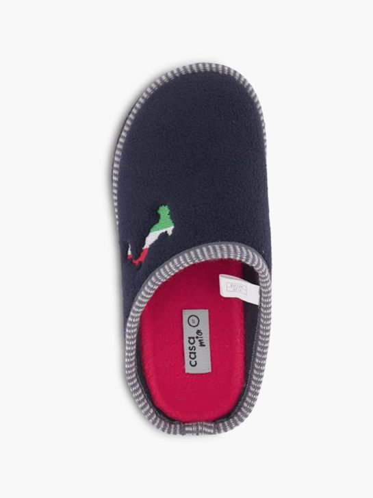 Casa mia ITALIEN Pantoffel Blau