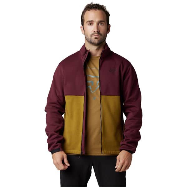 Veste VTT FOX RANGER FIRE FLEECE CREW DARK MAROON