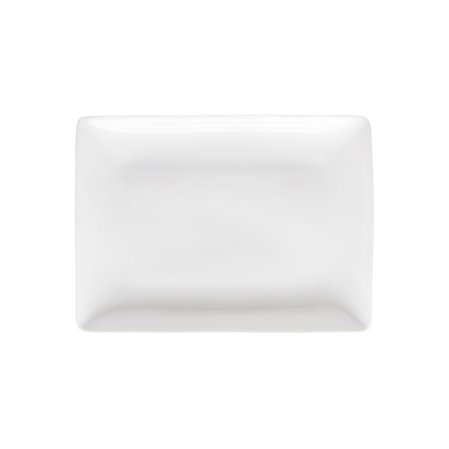 Jade Bone China Weiss Platte 25 cm eckig