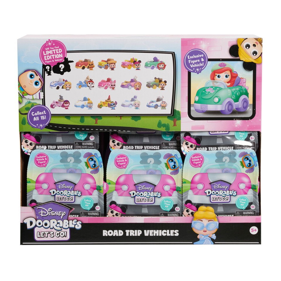 Disney Doorables - Let's Go Vehicles - Asst