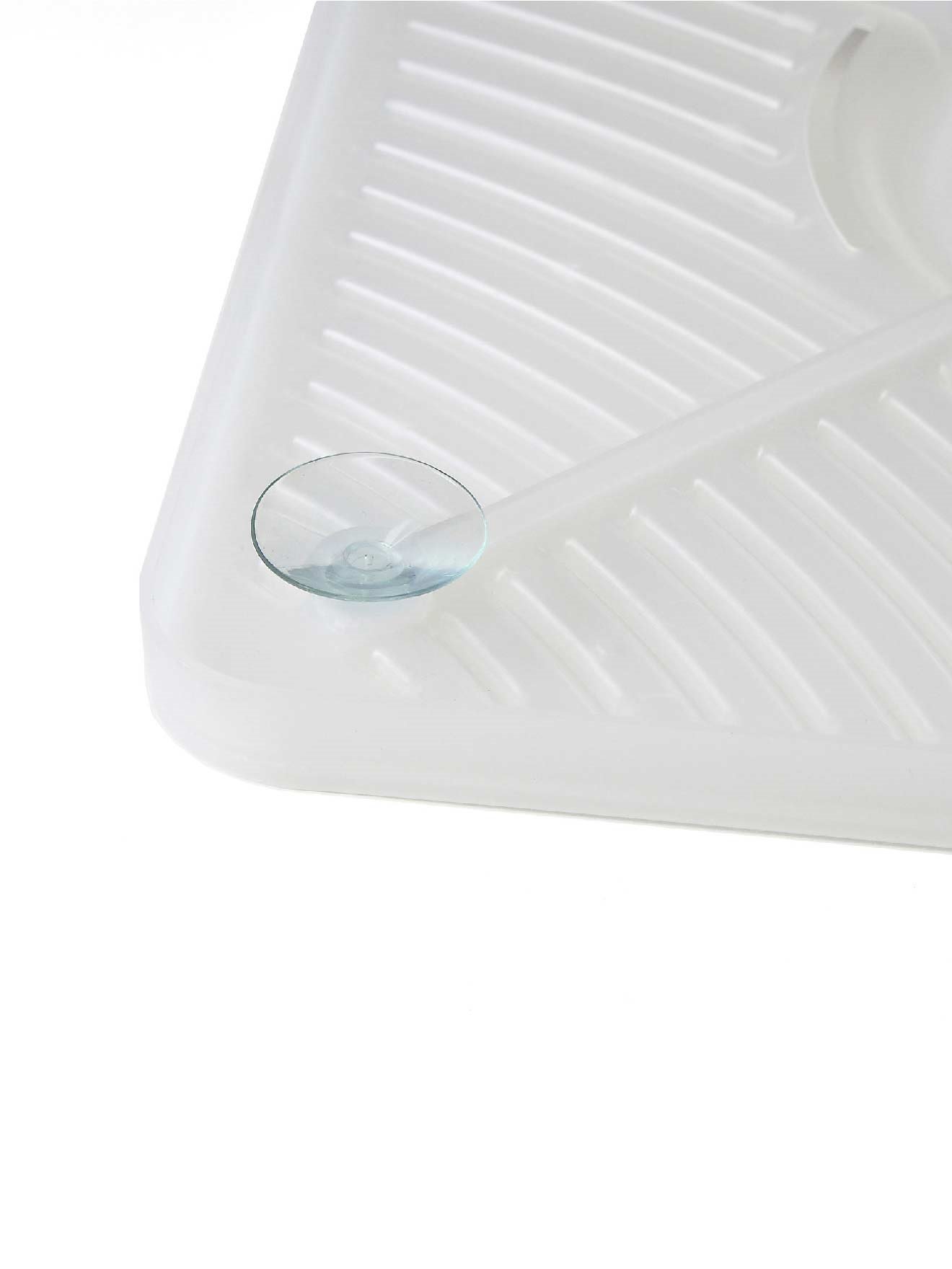 Etagère d'angle baignoire, avec ventouse