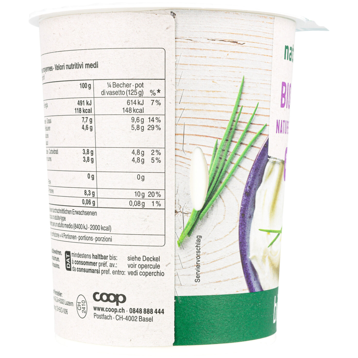 Naturaplan Bio Quark 3/4-Fett Nature