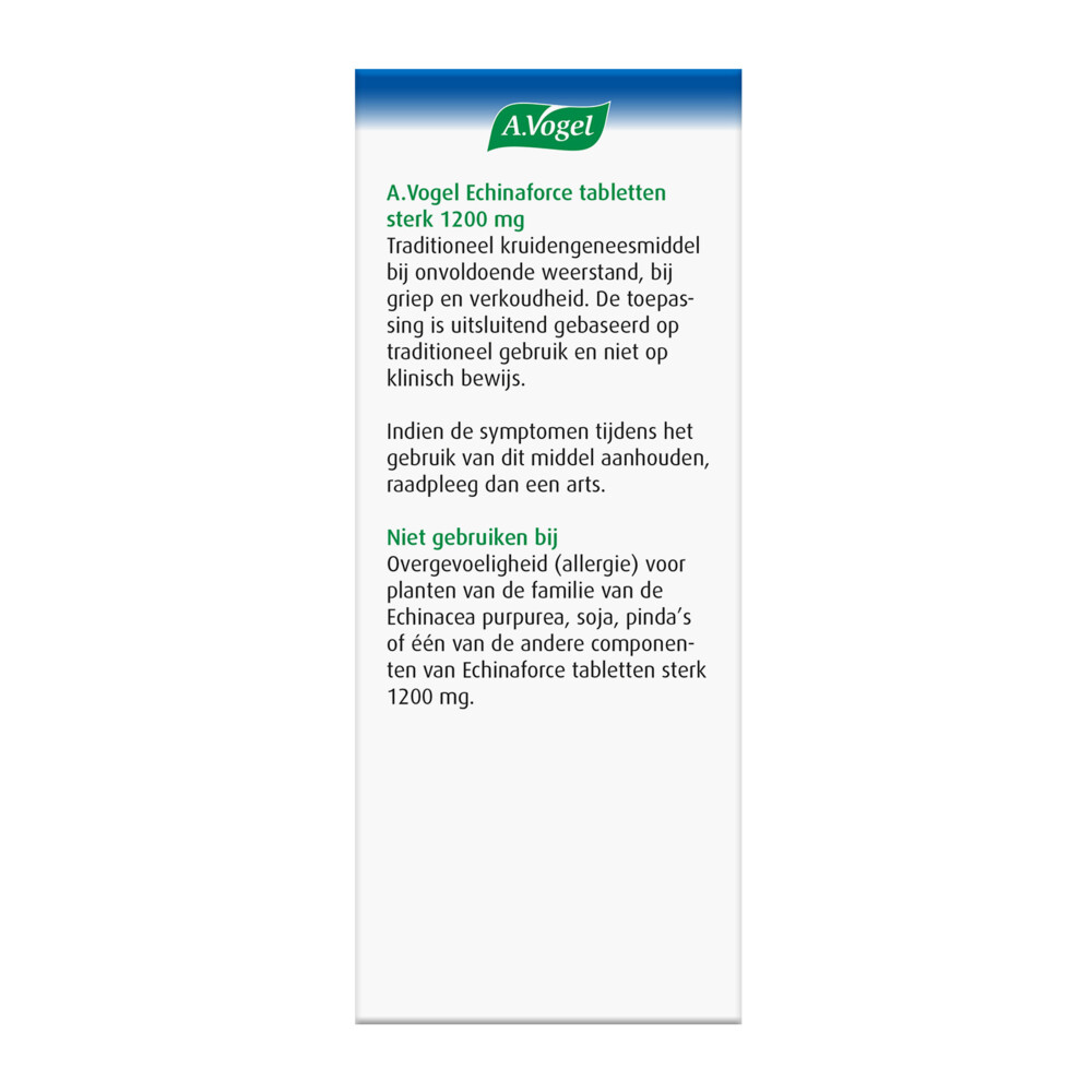 A.Vogel Echinaforce Sterk 1200 mg30 tabletten