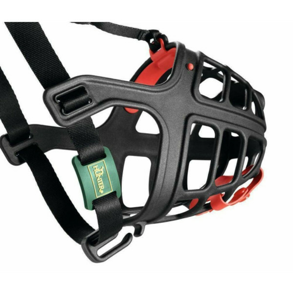 Muselière albury noir taille 4 (7 cm) (33 cm) (69 cm)