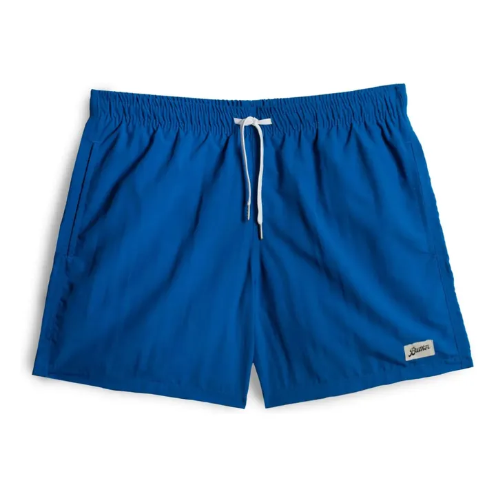 Bather Short de Bain Solid Fibres Recyclées | Bleu