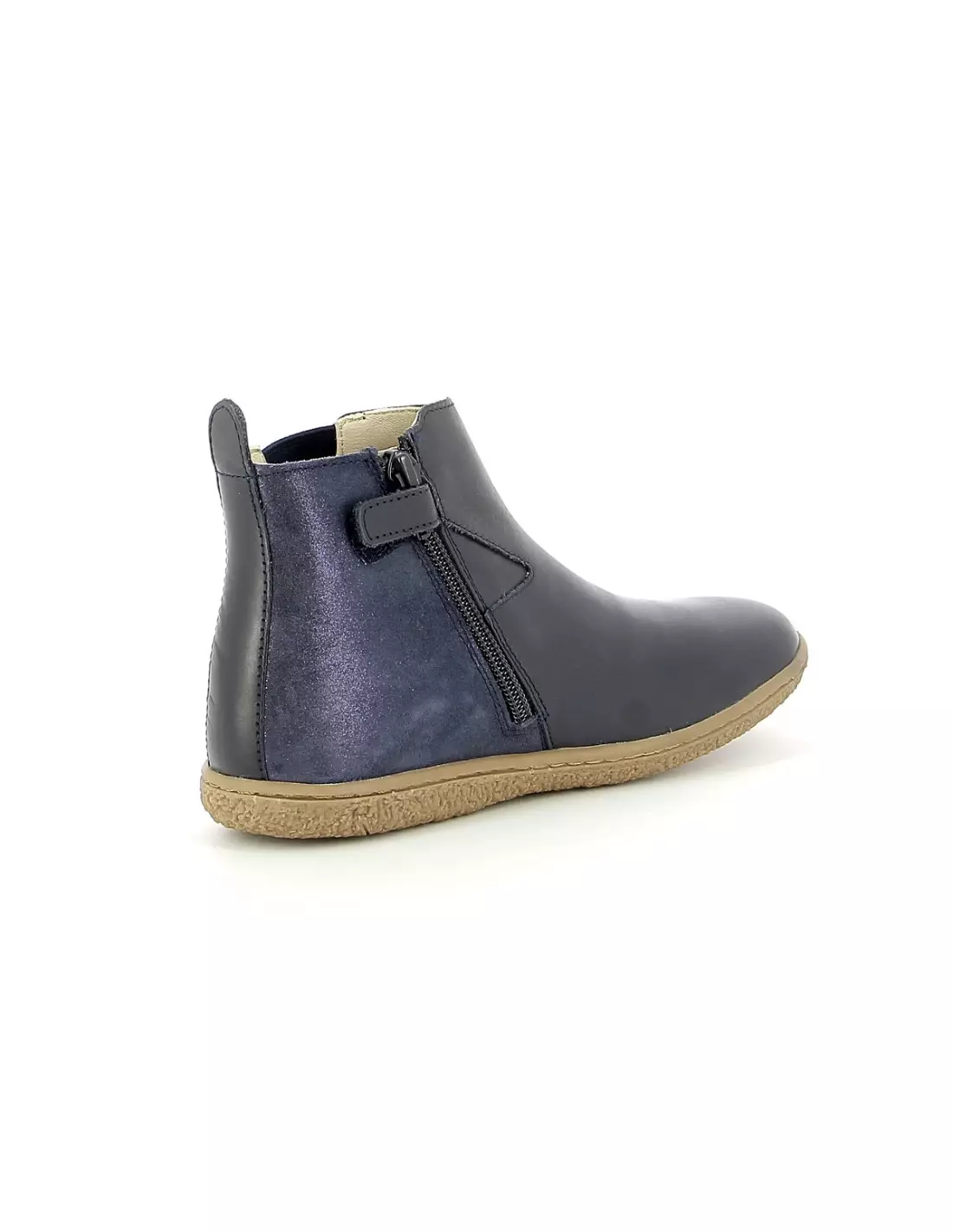 KICKERS VERMILLON - Boots & bottines Marinemetallise