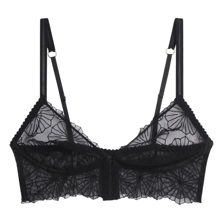 Icone Soutien-Gorge Paola Broderies | Noir