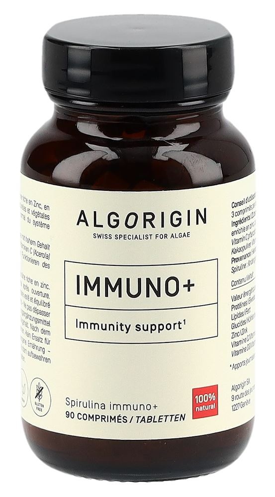 ALGORIGIN Spirulina Immuno  Tabl (n) Glasfl 90 Stk