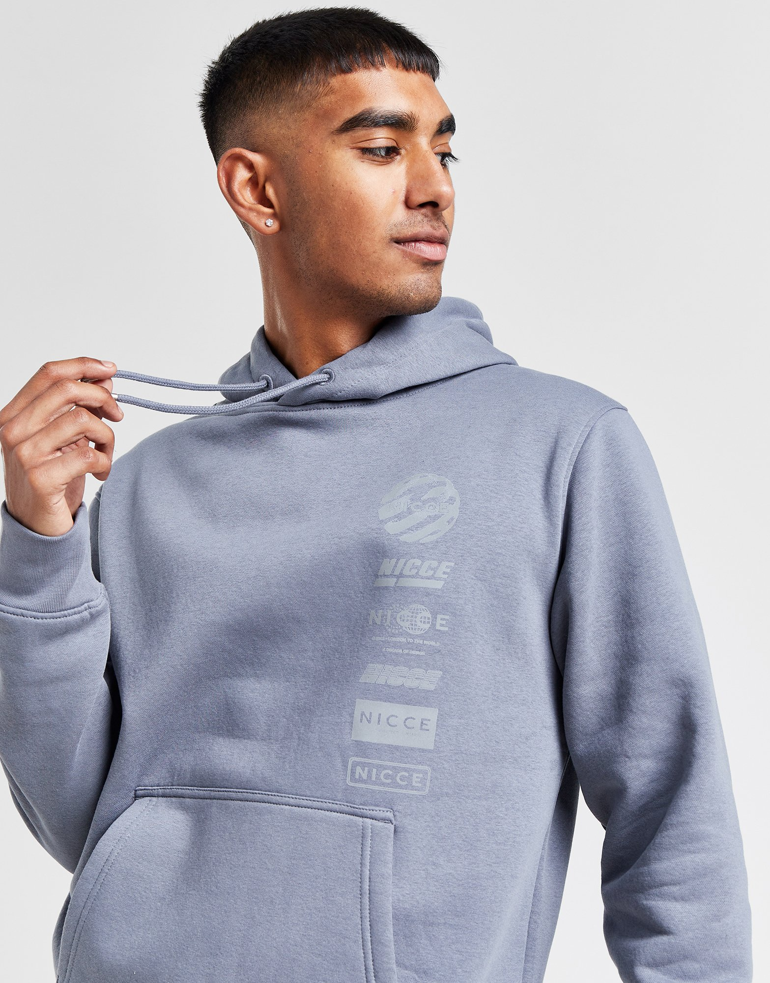 Nicce Sweat à Capuche Stickered Homme