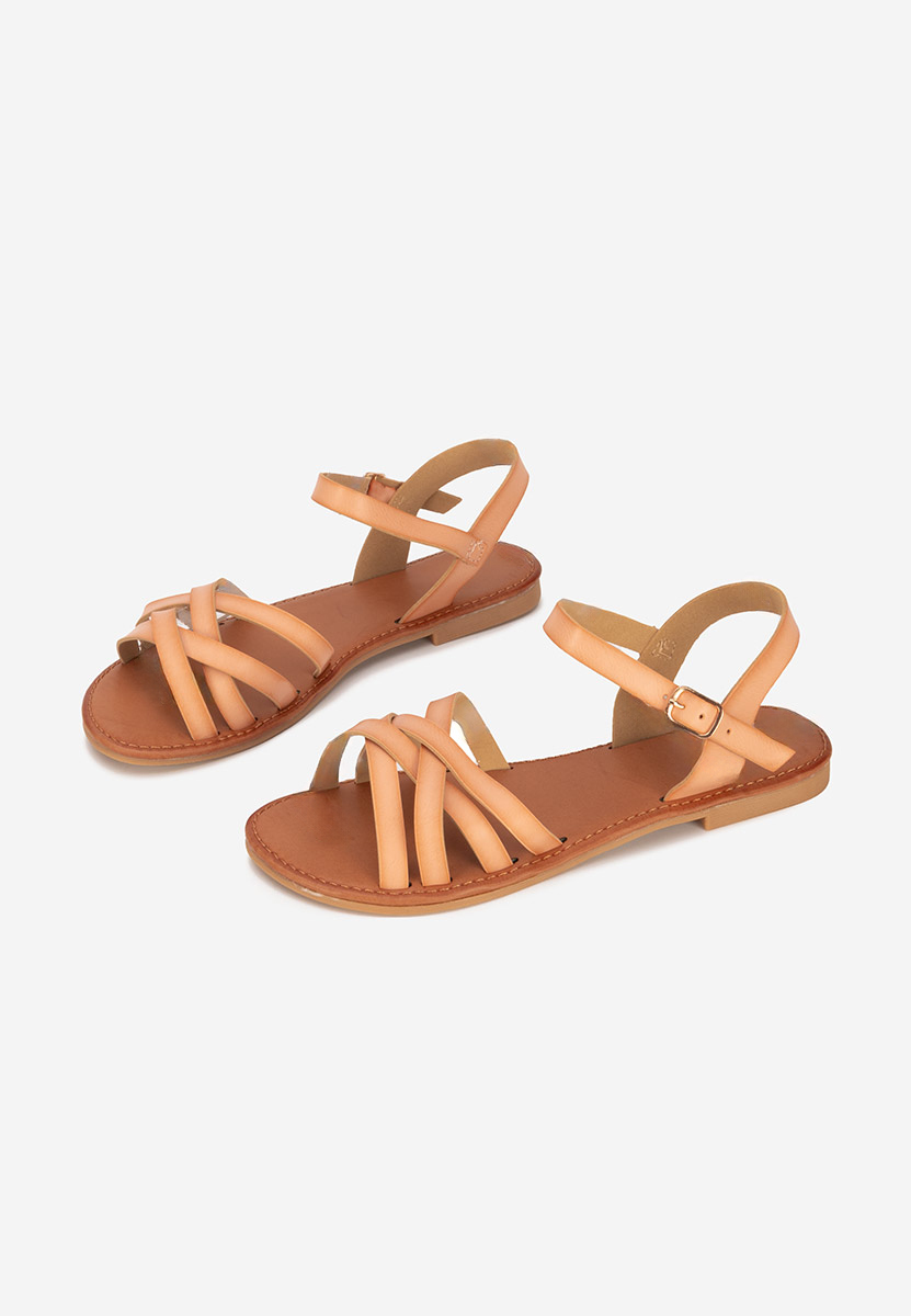 Sandales plates nude Esmaya