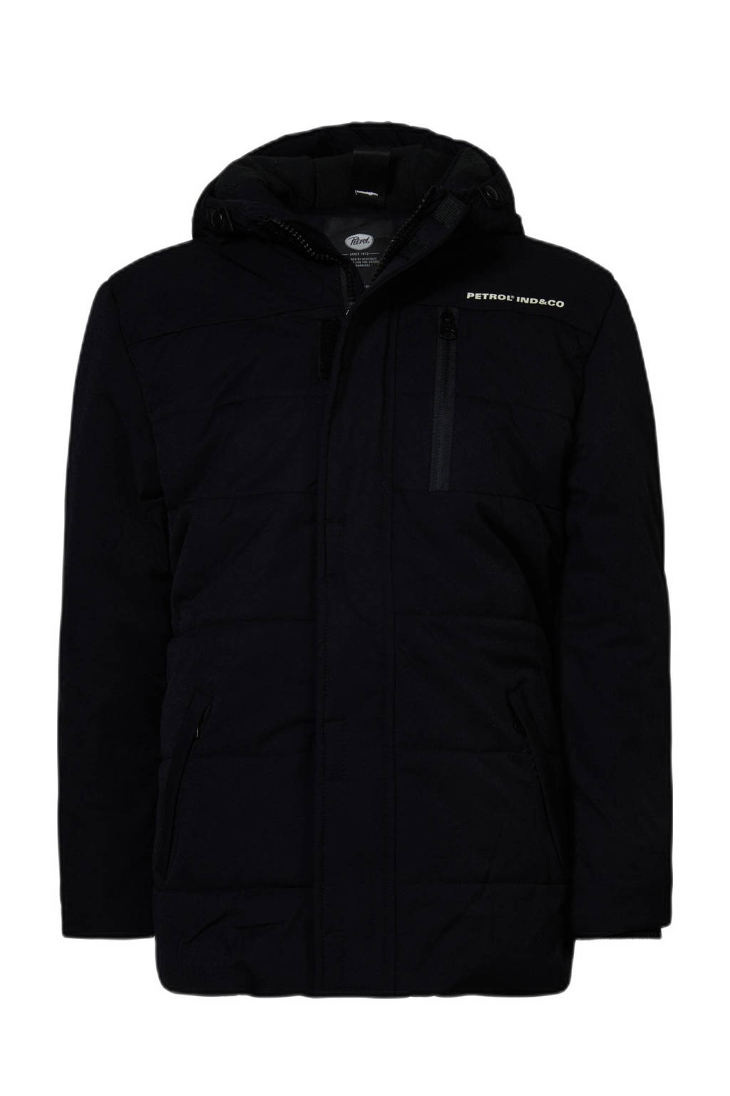 Petrol Industries winterjas zwart