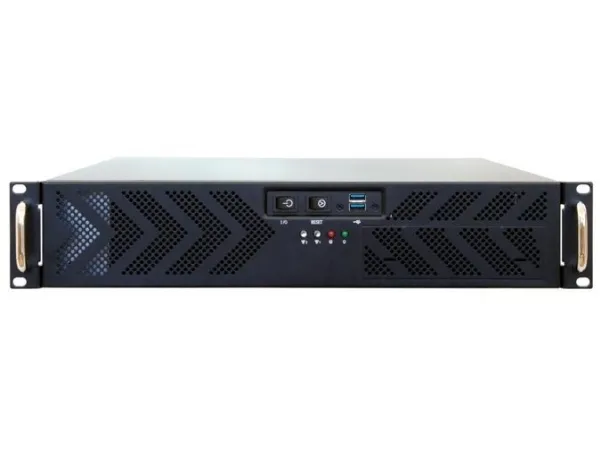 Chieftec UNC-210T-B - Rack-monterbar - 2U - ATX 400 Watt - USB