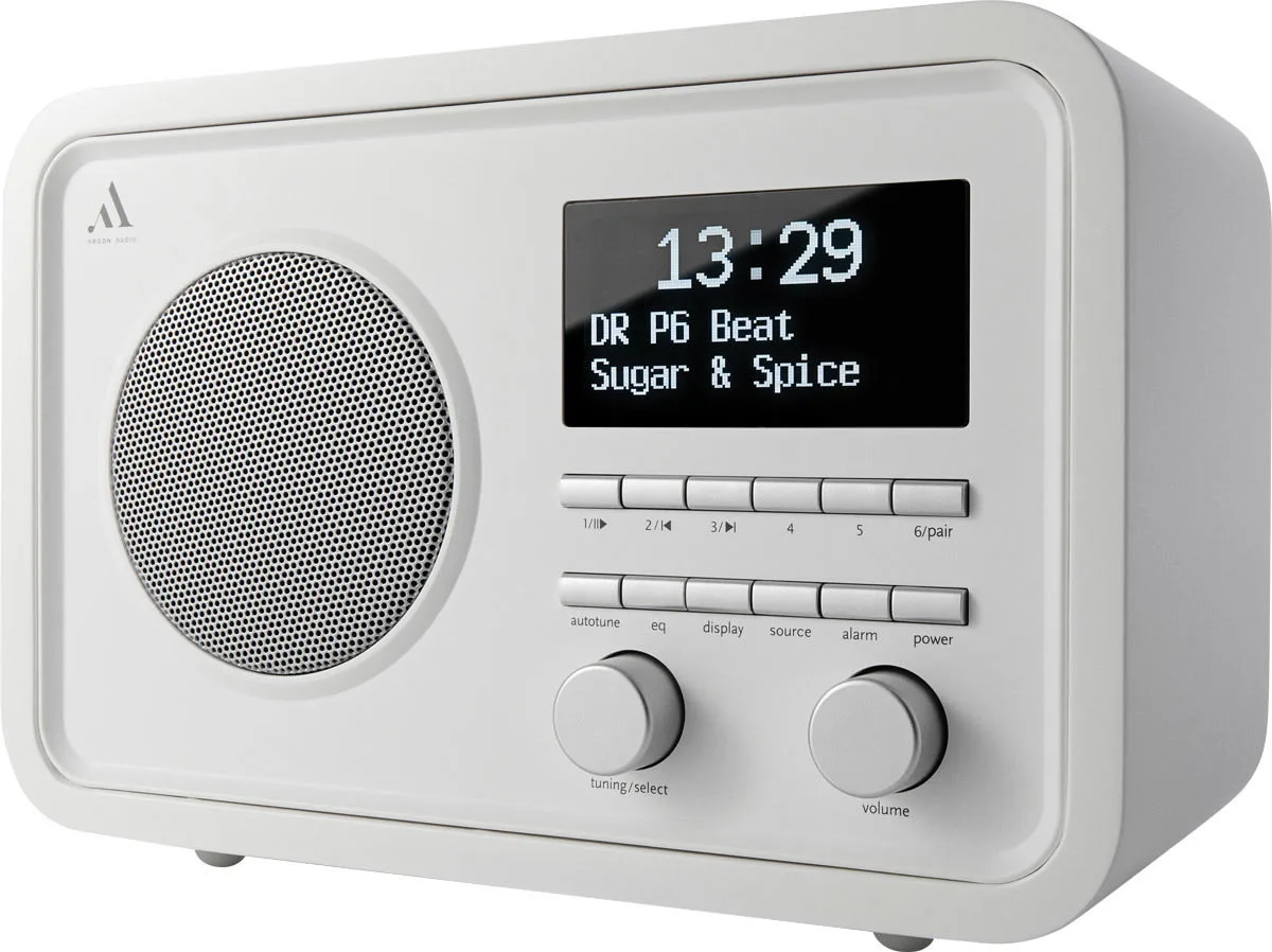 Argon audio Radio 2 Blanc Radios réveils