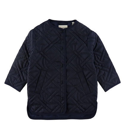 GANT Thermomantel - Monogramm Quilted - Evening Blue