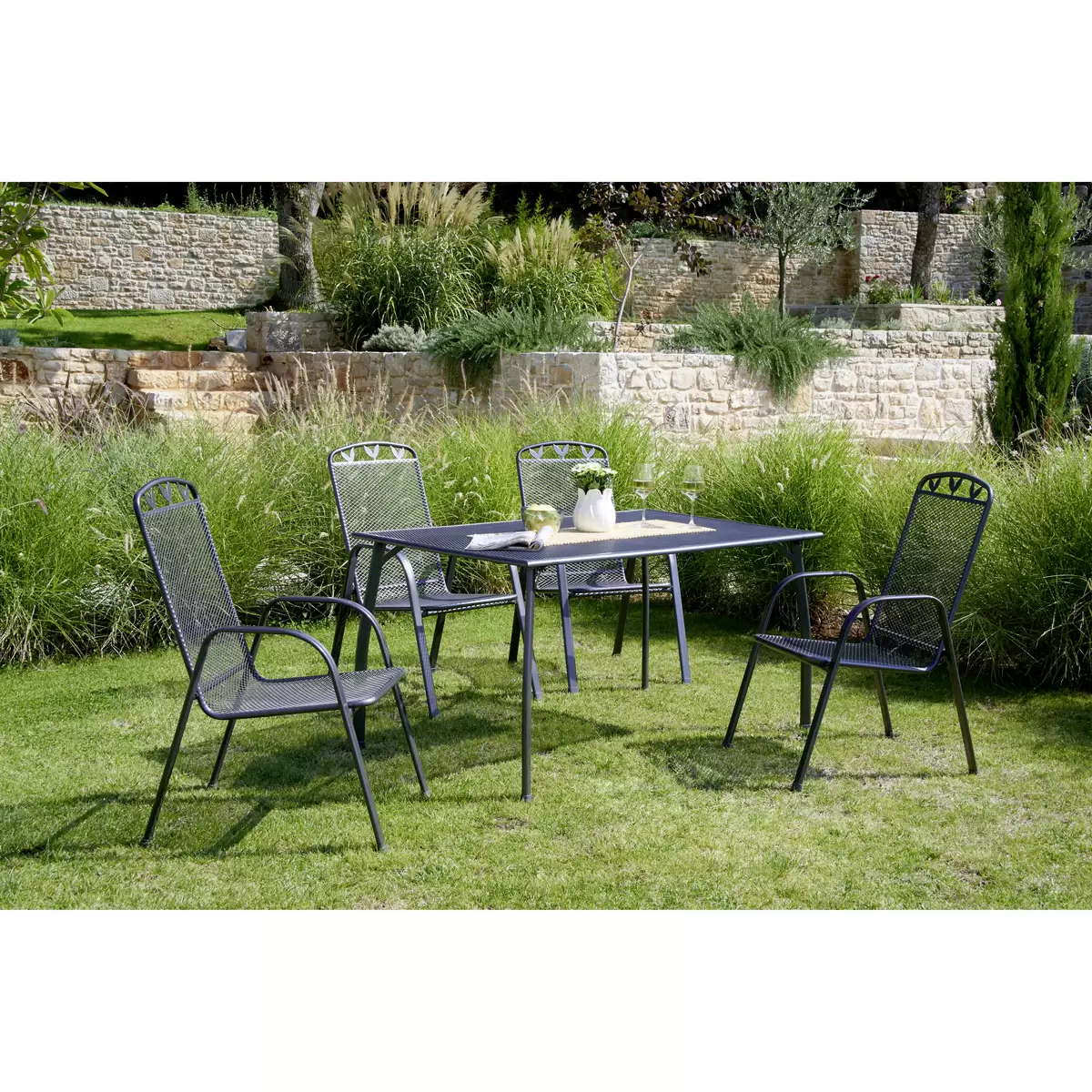 Ondega Gartentisch Toulouse Anthrazit