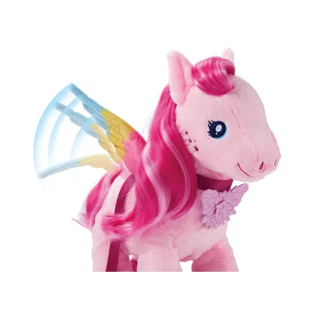 Barbie Laufender Pegasus mit Flatterflügeln Funktionsplüsch, 28 cm