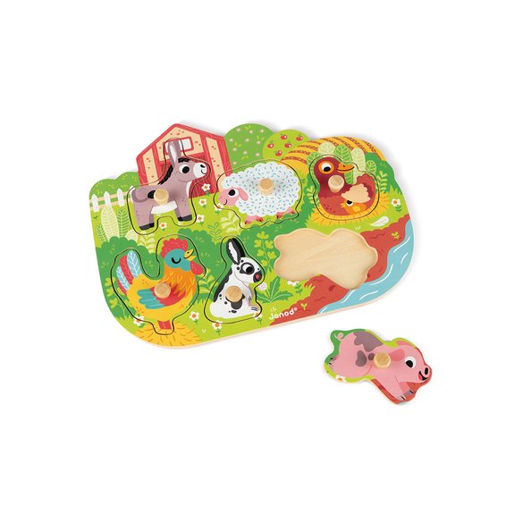 Puzzle Happy Farm 6 Pièces