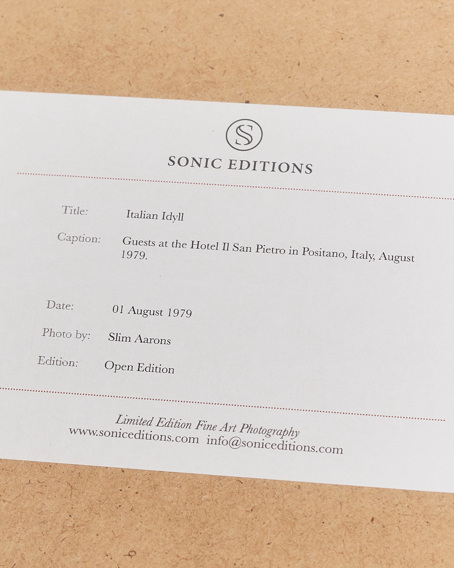 Sonic Editions Framed Slim Aarons Italian Idyll