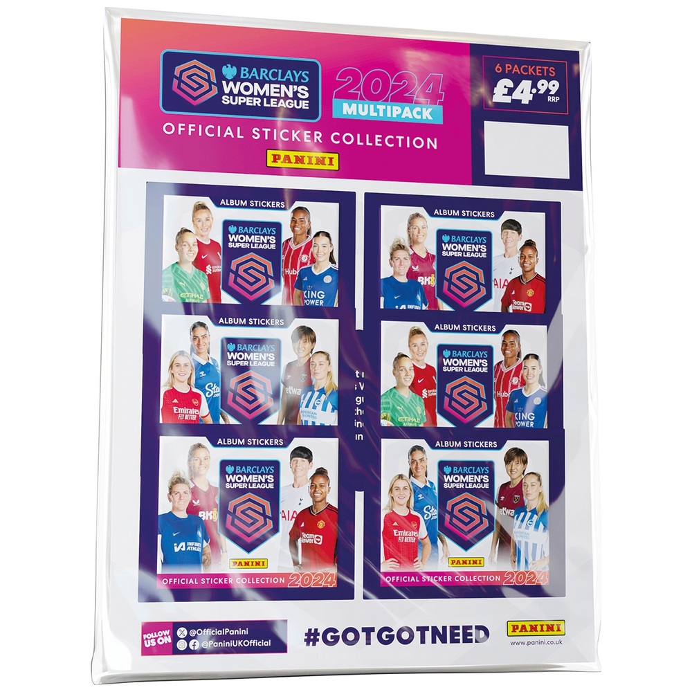 Panini Women's Super League 2023/24 Sticker-Kollektion Multipack
