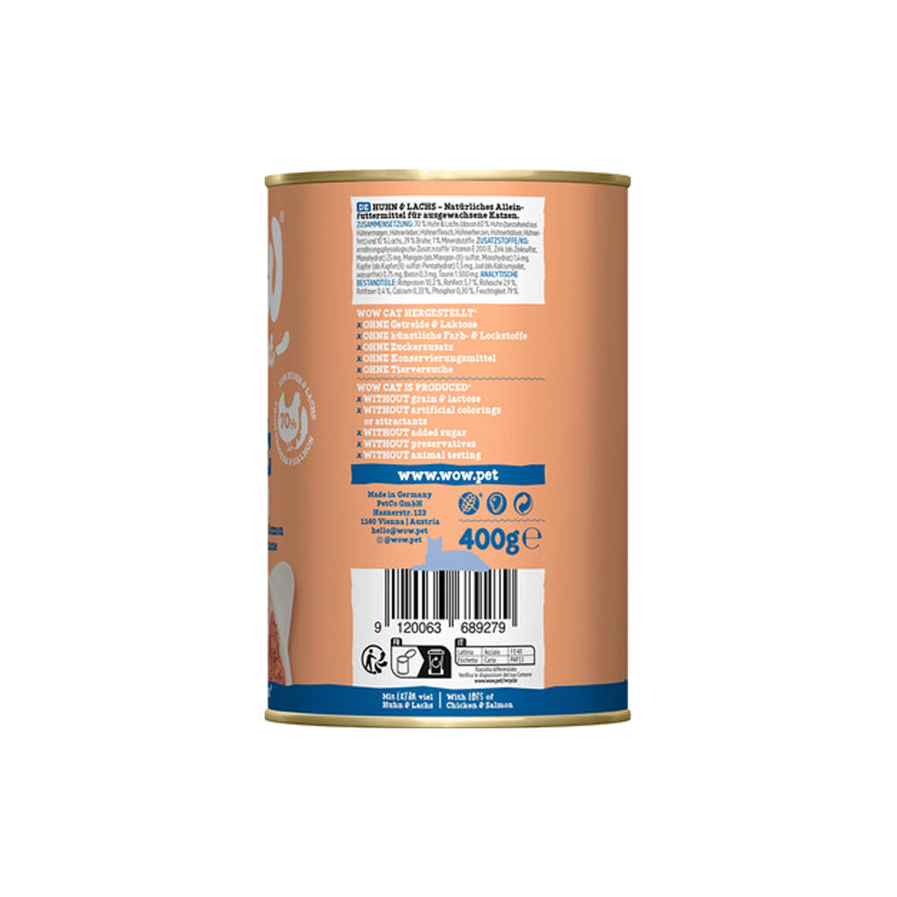 WOW Cat Wet Adult - Kip & Zalm