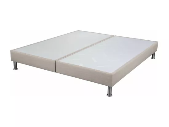 Sommier déco SP18 + pieds - Sahara 2x90x200 - 26 lattes - H.18 cm - Made in France