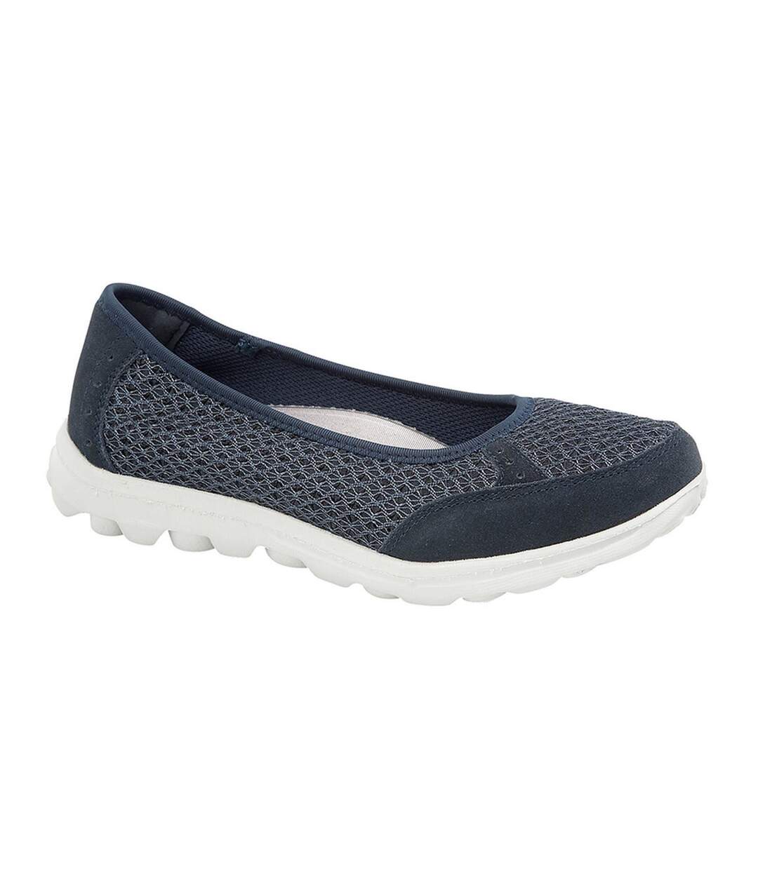 Boulevard - Chaussures ouvertes à mémoire de forme - Femme (Bleu marine) - UTDF1338