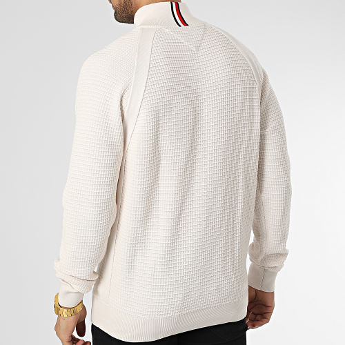 Pull Col Zippé 1352 Beige