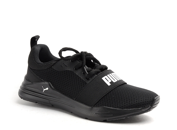 Puma basses enfant jr wired run noir