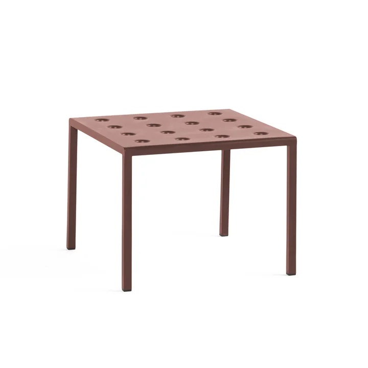 HAY - Balcony Beistelltisch, 50 x 51,5 cm, iron red