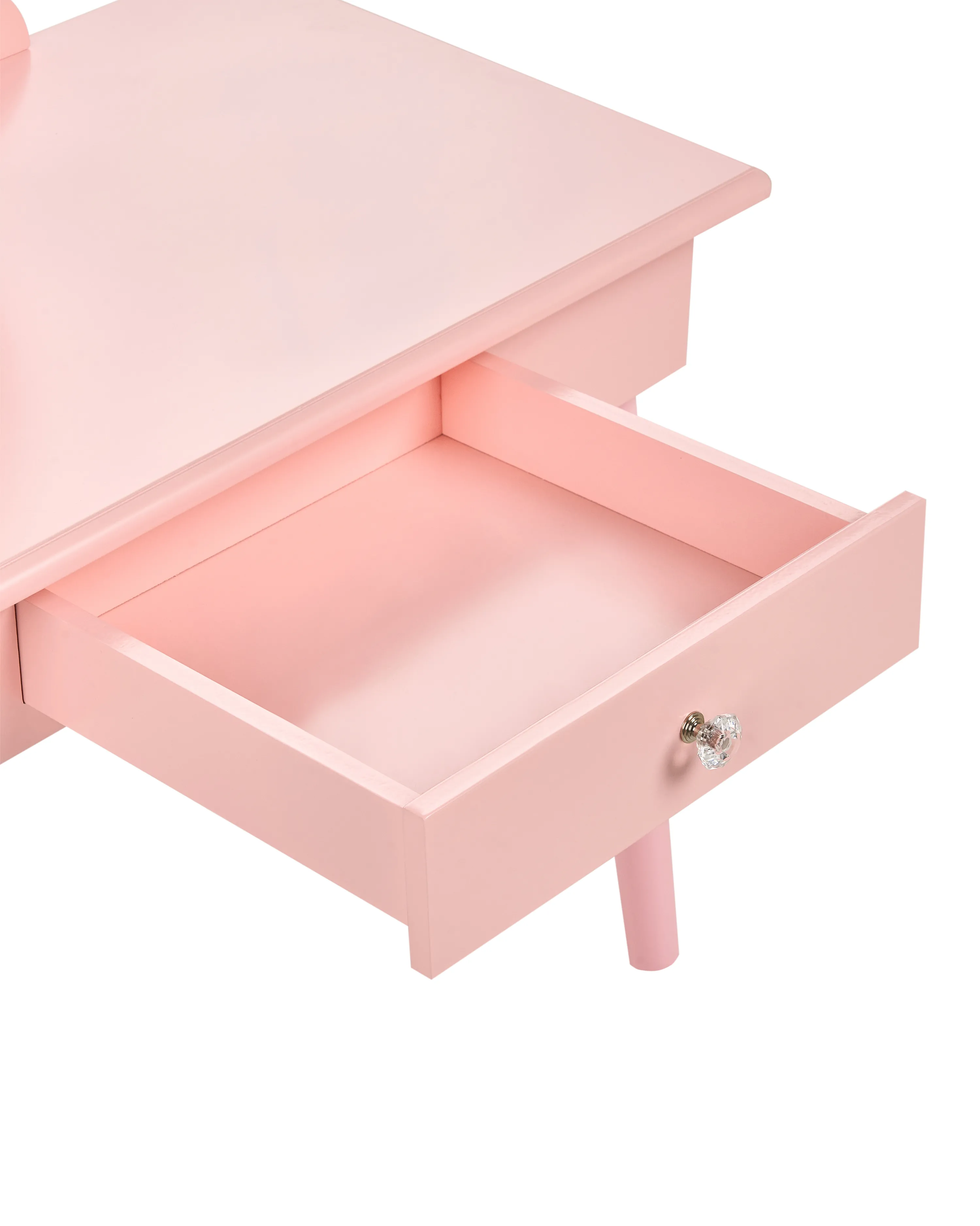 Kinderkaptafel met krukje MARGIE Roze