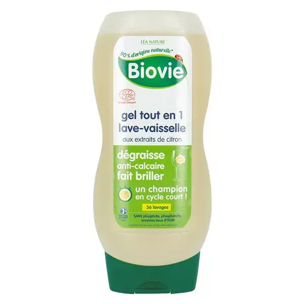 Biovie Lave Vaisselle Gel Citron 750ml