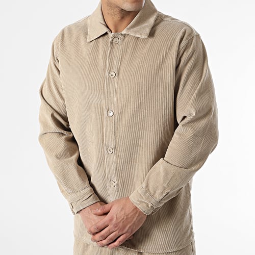 Ensemble Surchemise et Pantalon Beige