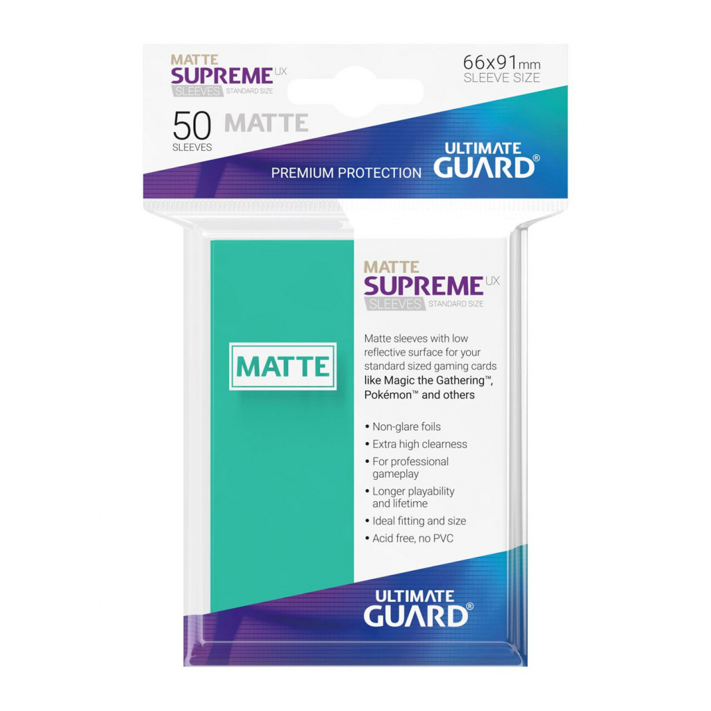 50 Supreme UX Matte Sleeves Standard Size