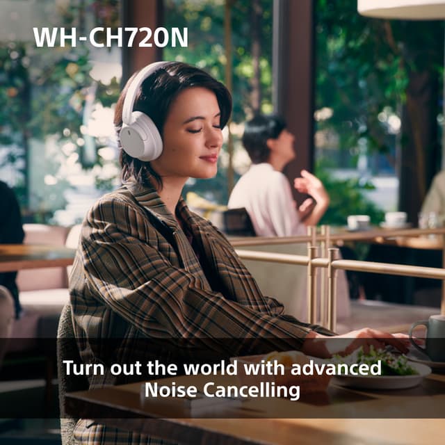 Sony WH-CH720N trådløse around-ear høretelefoner (blå)