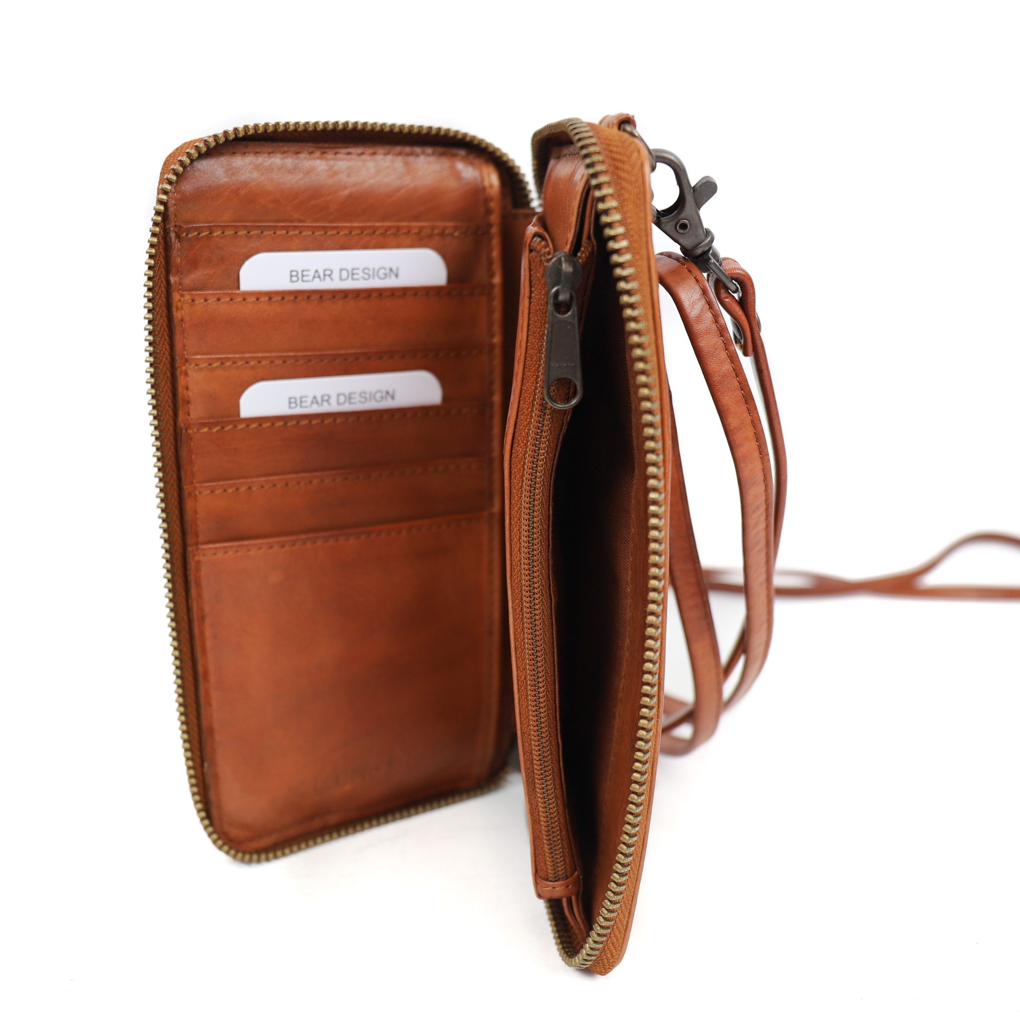 Bear Design Cow Lavato Telefoontasje Anniek Cognac CL18860