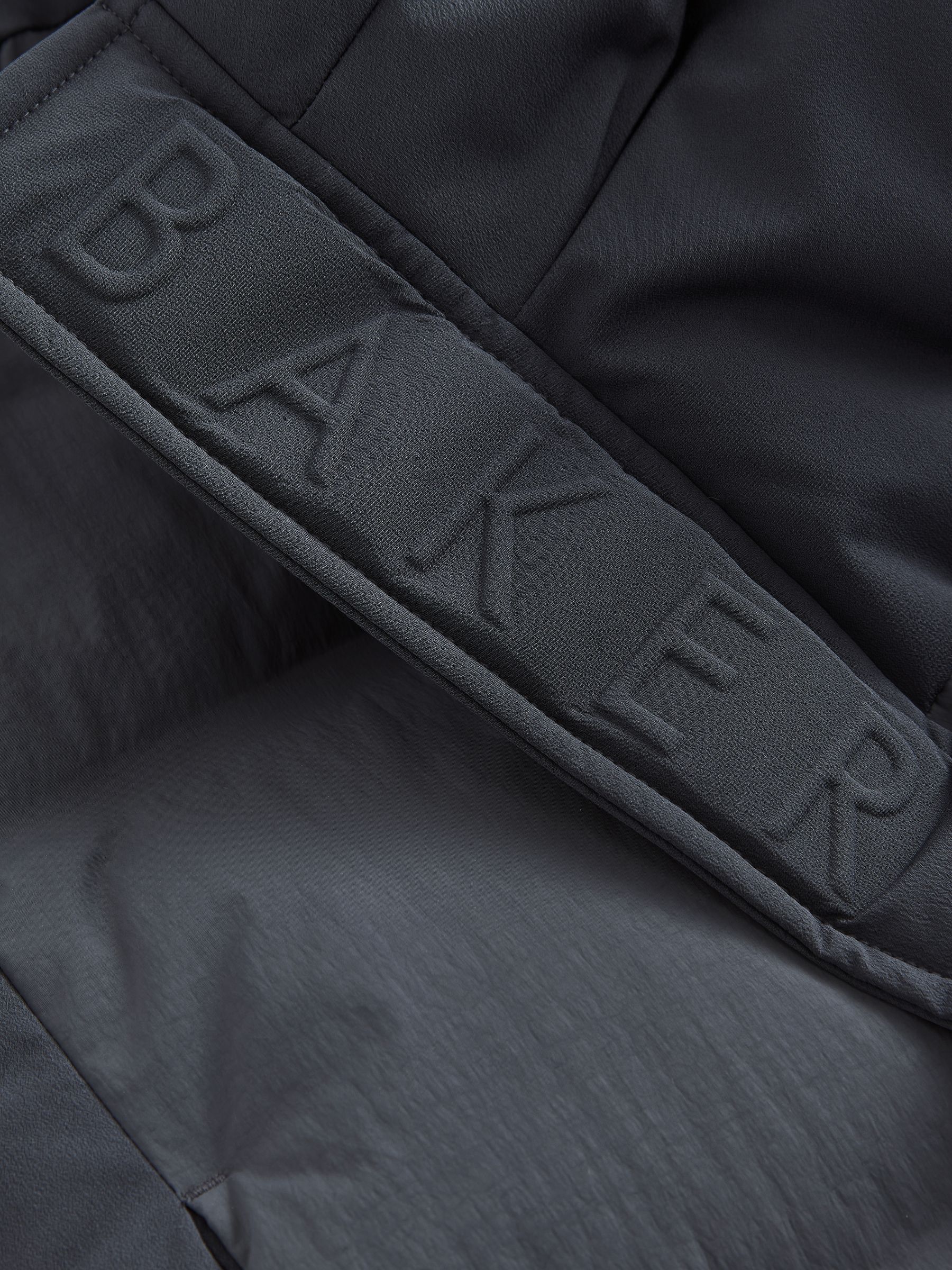 Antraciet - Baker By Ted Baker regenbestendige gewateerde lange jas