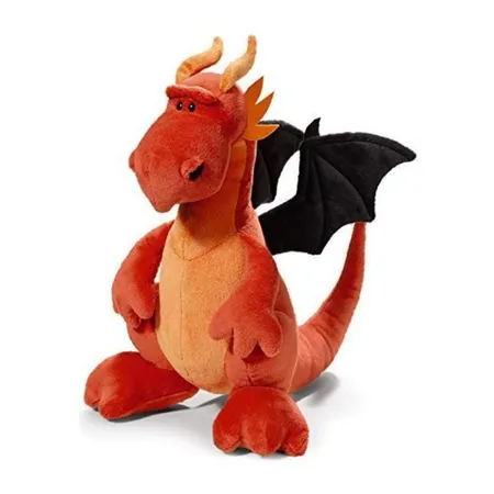 NICI Drache sitzend, circa 160 cm, rot/schwarz