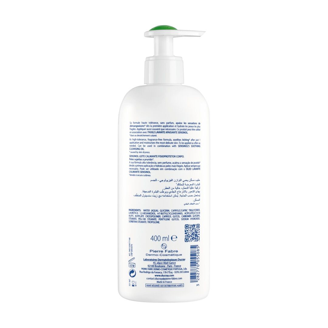 Ducray Sensinol Leite Calmante Fisioprotector 200ml - 400ml
