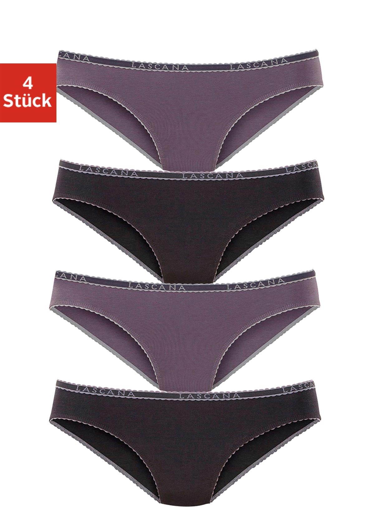 LASCANA Slip , aus elastischer Baumwoll-Qualität