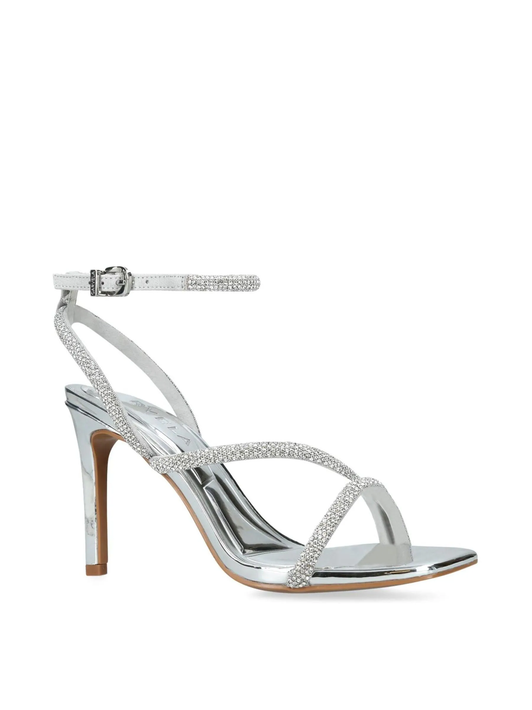 Zilver - Carvela Comfort Pavilion T-Bar Sandals