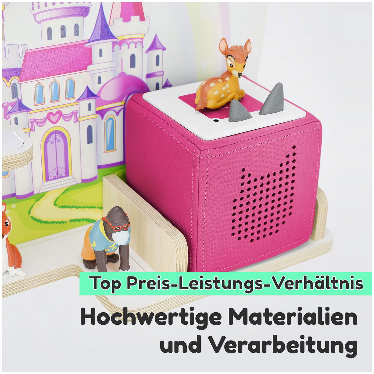 stadteckenstadtecken   Regal für Toniebox mittel Märchenschloss
