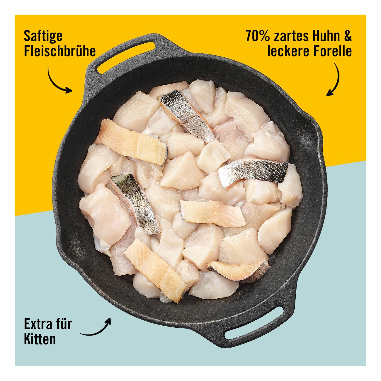 Dogs'n Tiger Glückskind Huhn & Forelle 6x200 g