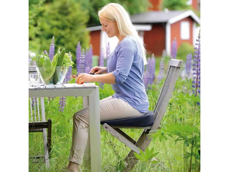SISSEL Keilkissen Sit Special 2 in 1 dunkelgrau 43 x 40 cm Sitzkeil Spezial mit herausnehmbarem Keil