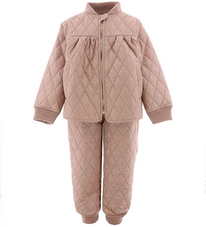 Petit by Sofie Schnoor Thermokleidung - Camel m. Gold Gepunktet
