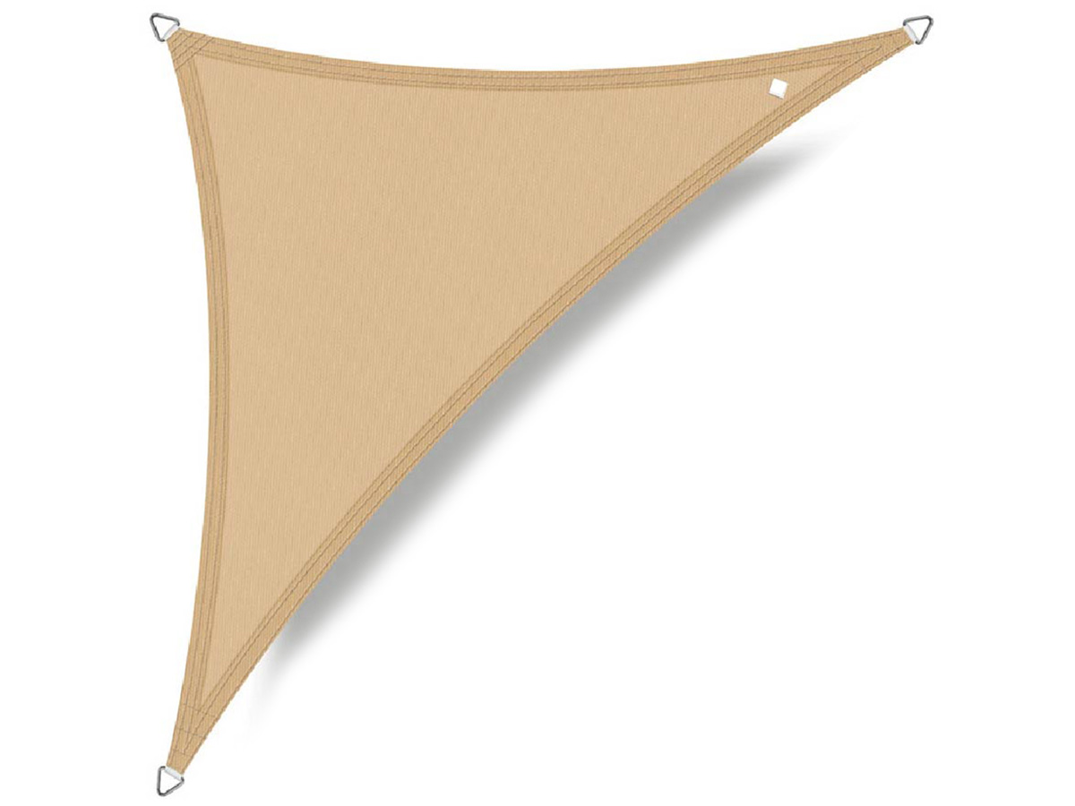 Buitenkado 3x4.24 beige waterdicht schaduwdoek driehoek