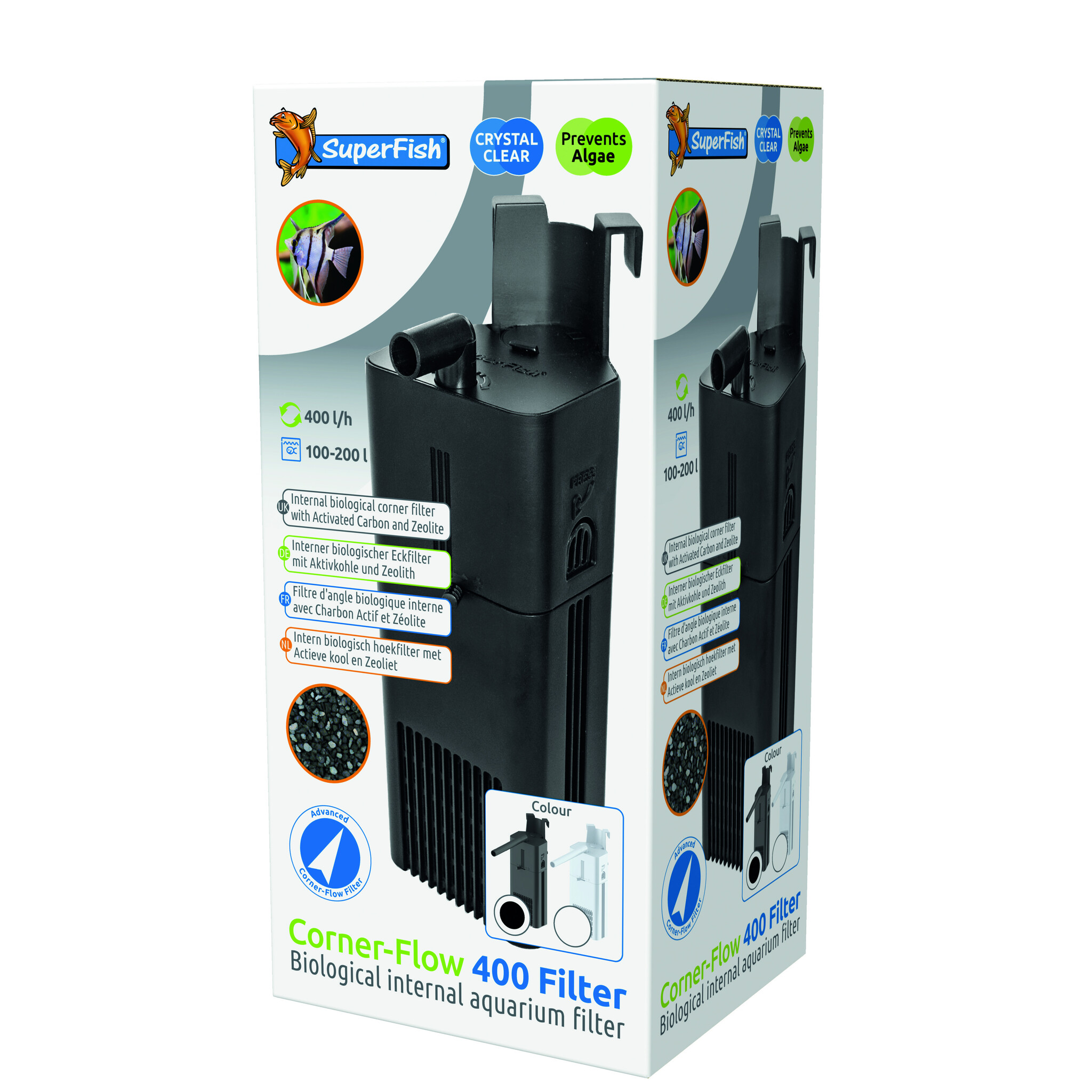 Cornerflow 400 Filter Black