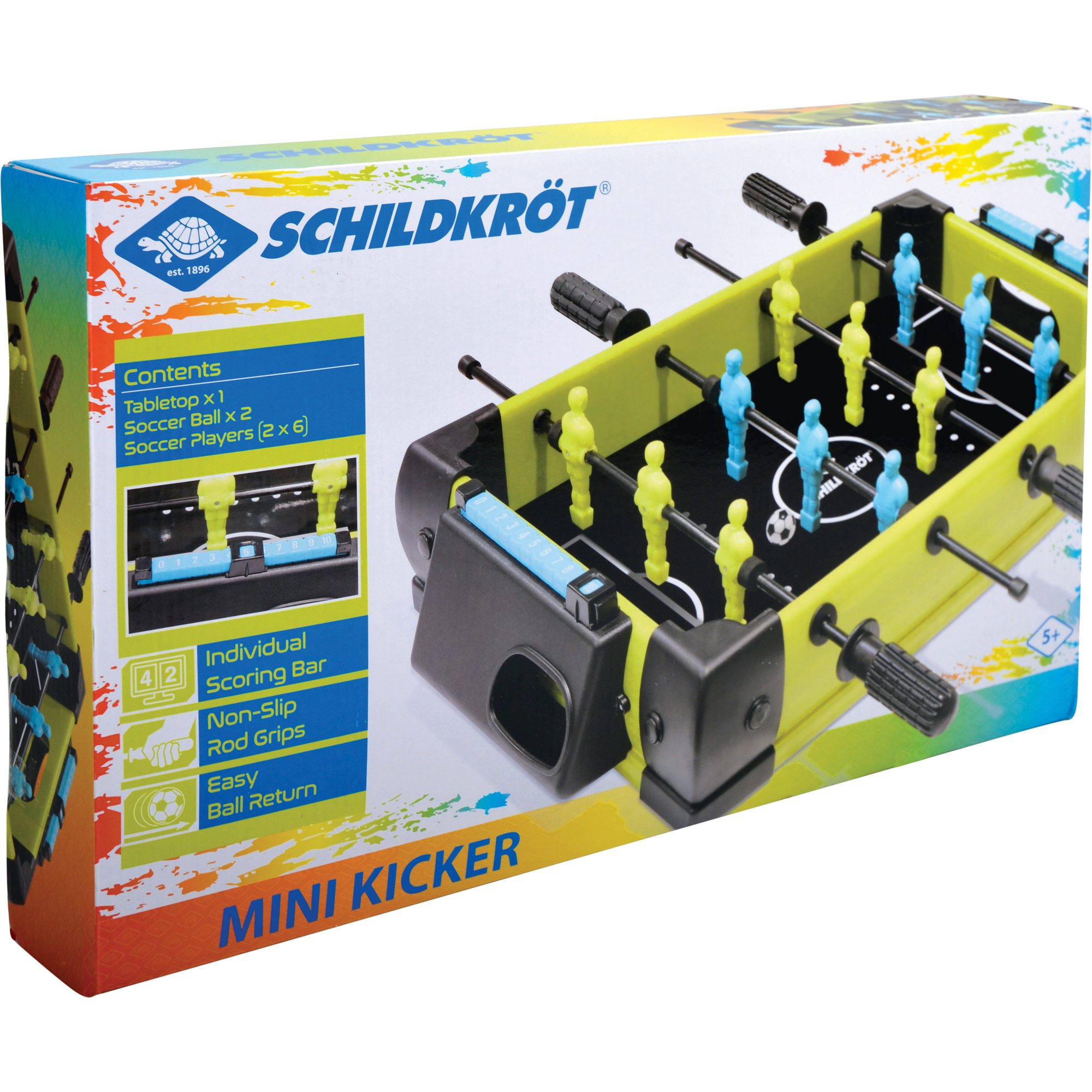 Schildkröt Fun Sports Mini Tisch Kicker grün
