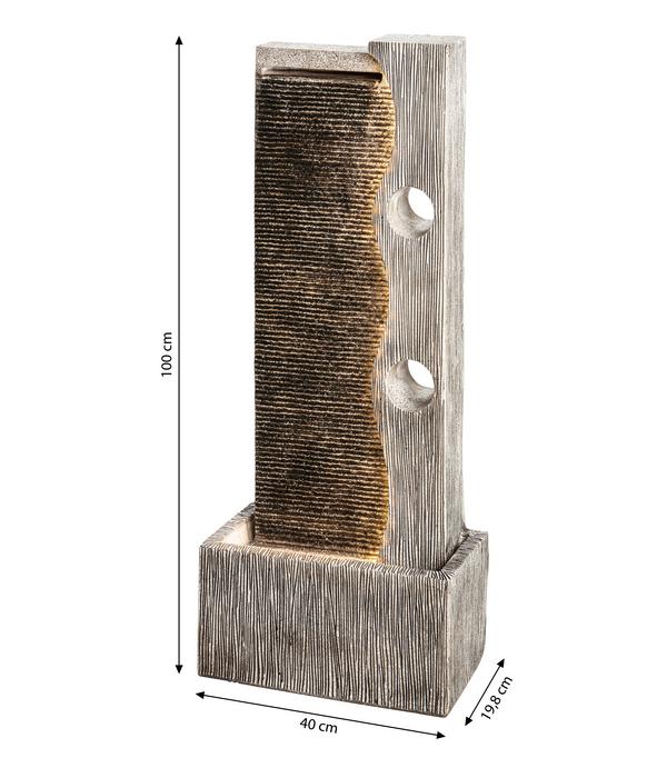 Dehner Polyresin-Gartenbrunnen Eclipse,