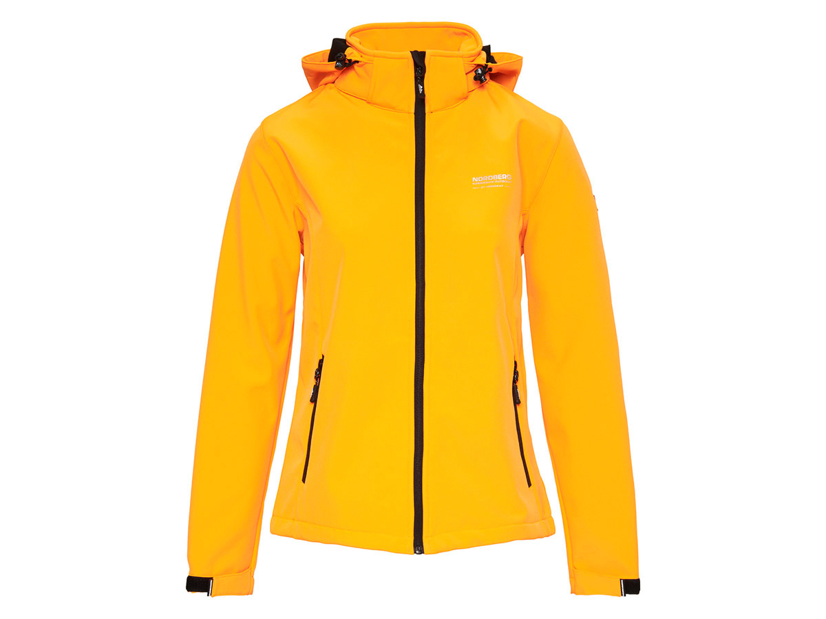 Nordberg Ingrida Golden Yellow dames softshell jas